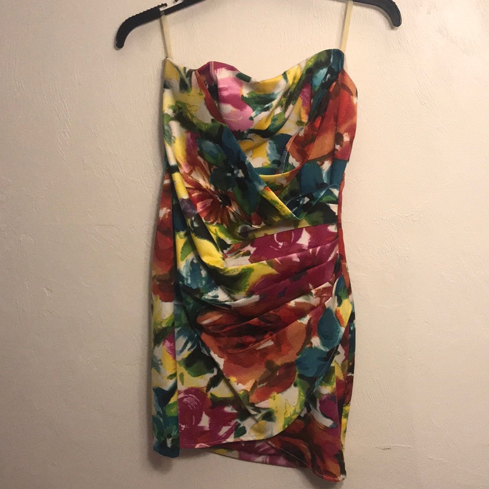 Flower Watercolor Minidress